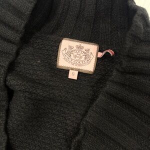 Juicy Couture Black Knit Sweater Cardigan